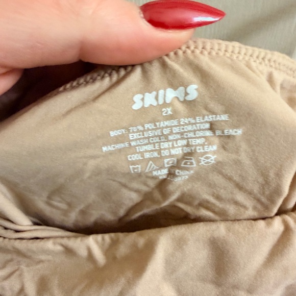 SKIMS Beige Bodysuit with Spaghetti Straps - Picture 2 of 3